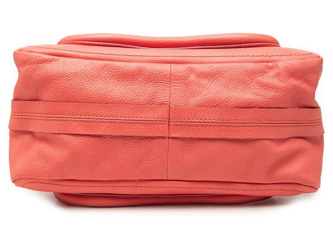 Borsa Satchel Paraty Piccola in Pelle Arancione Chloé - vista 3
