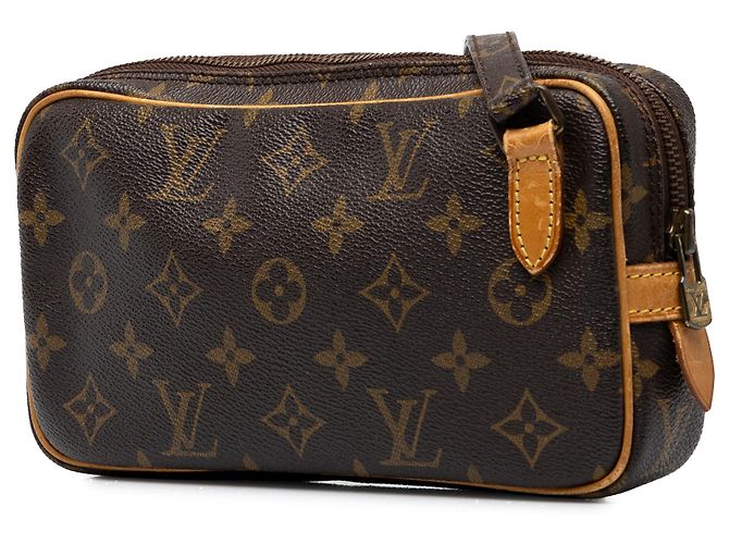Louis Vuitton Brown Monogram Pochette Marly Bandouliere - vista 2
