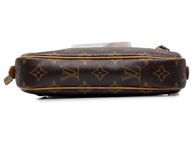 Louis Vuitton Brown Monogram Pochette Marly Bandouliere - vista 3