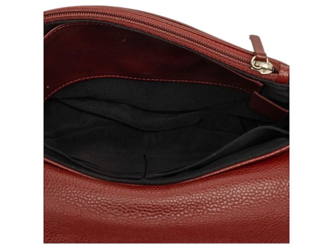Chanel Red CC Caviar Half Moon Wallet on Chain - vista 4