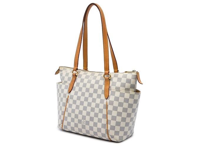 Louis Vuitton White Damier Azur Totally PM - vista 2