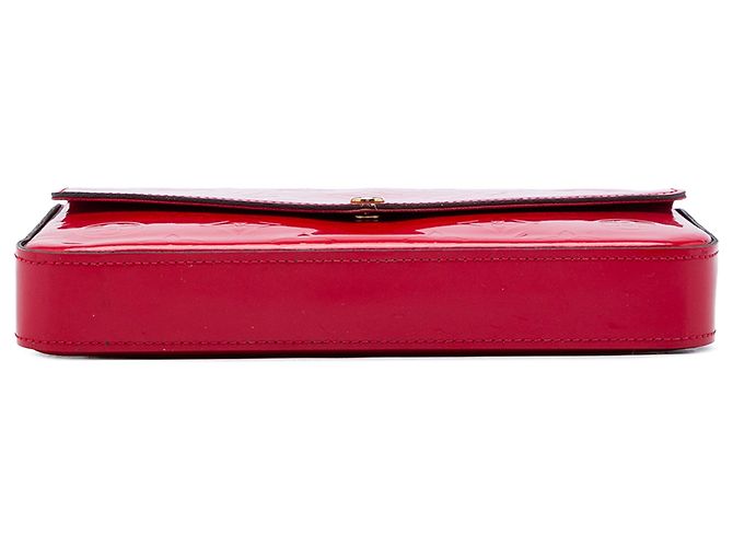Pochette Félicie Louis Vuitton Red Monogram Vernis Pochette Felicie - vista 3