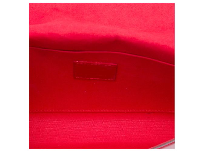 Pochette Félicie Louis Vuitton Red Monogram Vernis Pochette Felicie - vista 4