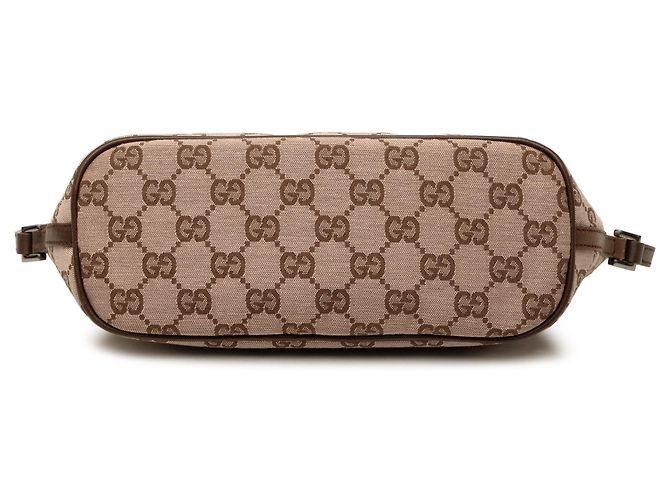 Gucci Beige GG Canvas Boat - vue 3