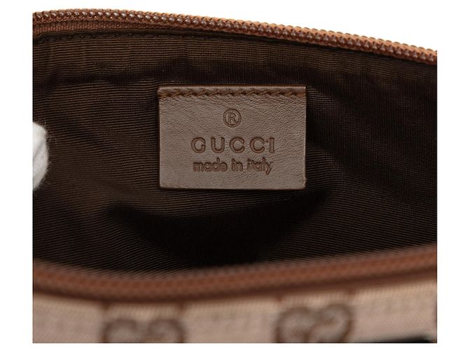 Gucci Beige GG Canvas Boat - vue 5