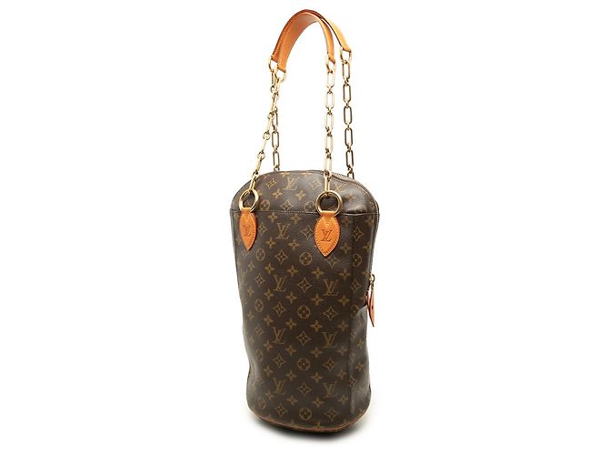 Borsa Louis Vuitton Brown Karl Lagerfeld Monogram Punching Bag - vista 2