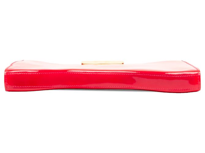 Clutch Alexander McQueen Pink Patent Squeeze It - vista 3