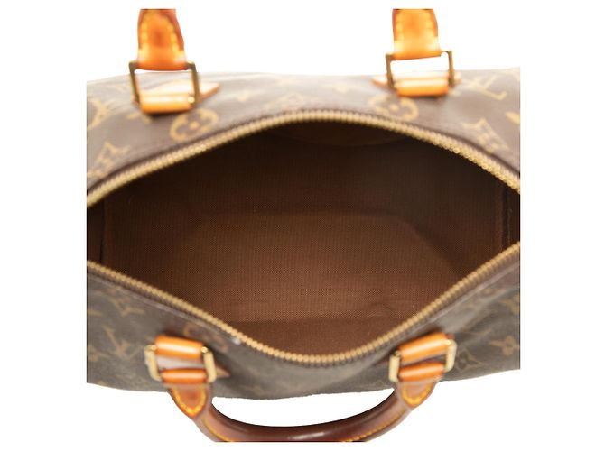 Louis Vuitton Brown Monogram Speedy 25 - vista 4