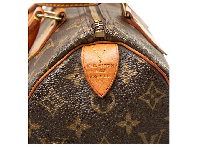 Louis Vuitton Brown Monogram Speedy 25 - vista 5