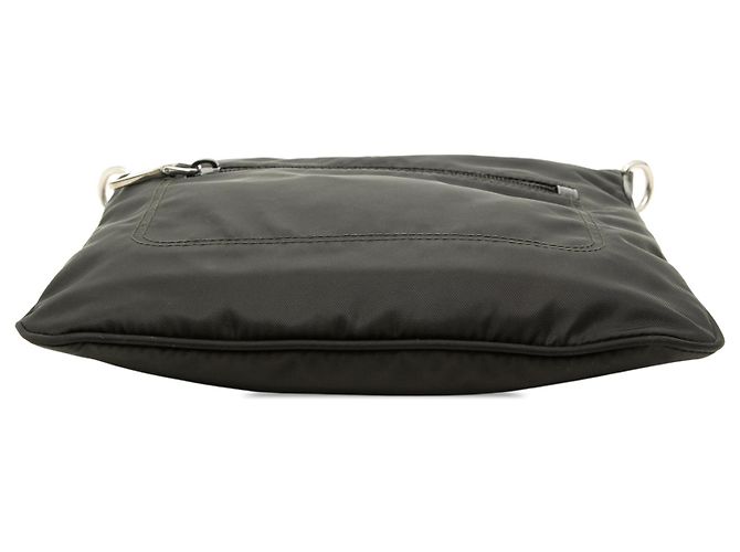 Prada Borsa Crossbody in Tessuto Nero con Chiusura a Zip - vista 3