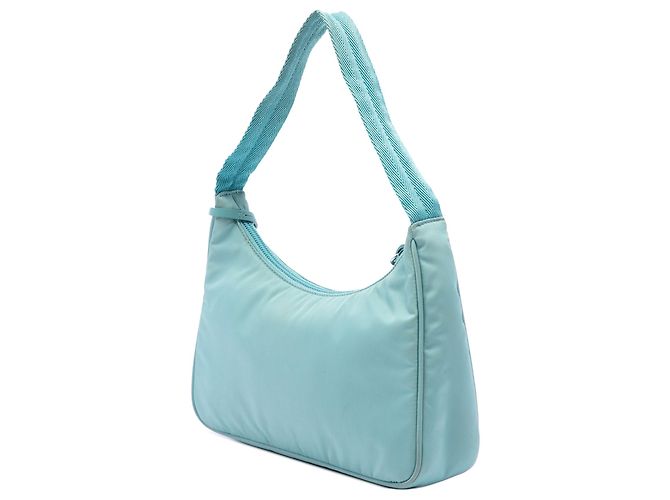 Re-Edition Prada Bolso de hombro Mini Tessuto Re Edition 2000 Azul - vista 2