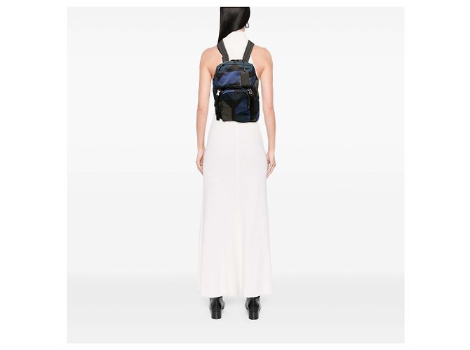Zaino geometrico Prada in Tessuto nero - vista 5