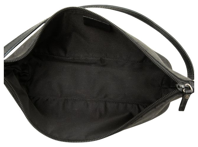 Gucci Black GG Canvas Boat - vista 4