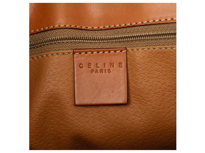 Céline Borsa Celine Brown Macadam Coated Canvas - vista 5