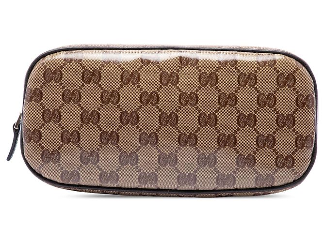 Borsa Satchel Mini GG Crystal Dome Gucci Beige - vista 3