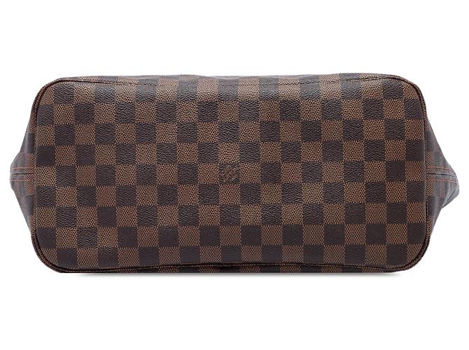 Louis Vuitton Brown Damier Ebene Neverfull MM - vista 3