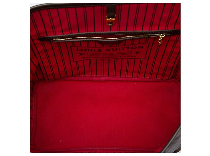 Louis Vuitton Brown Damier Ebene Neverfull MM - vista 4
