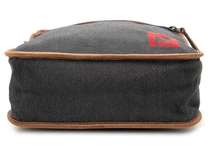 Fendi Blue Denim FF Crossbody - vista 3