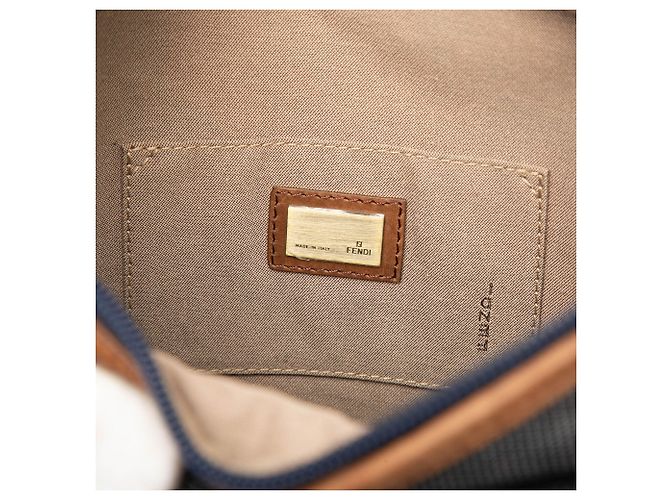 Fendi Blue Denim FF Crossbody - vista 5