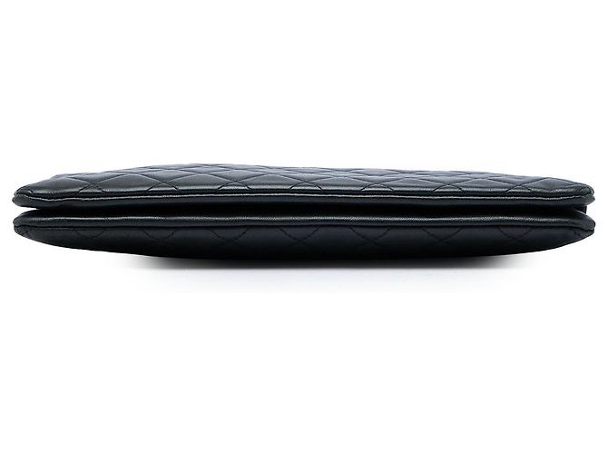 Pochette Chanel Black Medium CC Quilted Lambskin - vue 3