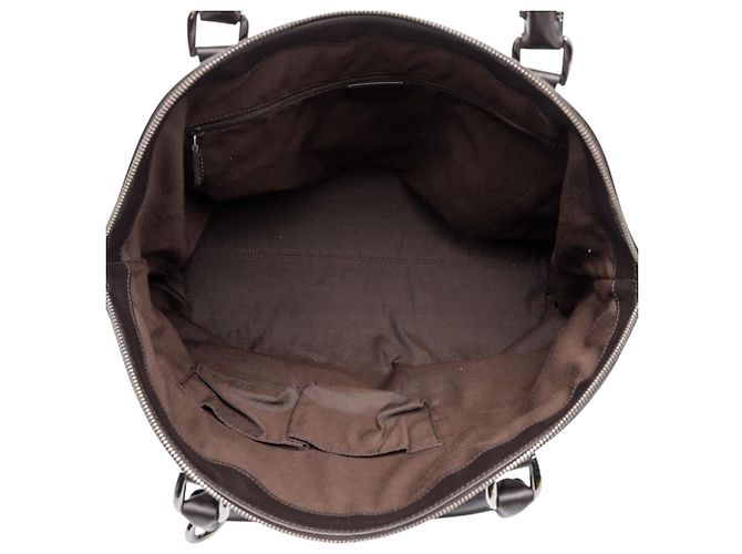 Borsa Satchel Gucci Black Large Microguccissima GG Charm Dome - vista 4