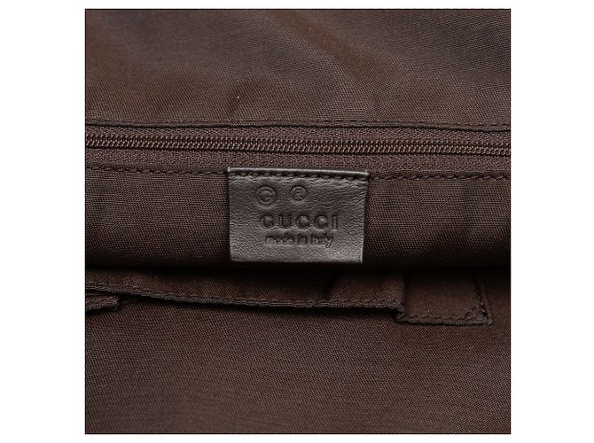 Borsa Satchel Gucci Black Large Microguccissima GG Charm Dome - vista 5