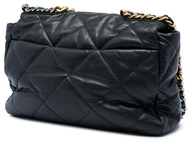 Chanel Black Maxi Lambskin 19 Flap - Ansicht 2