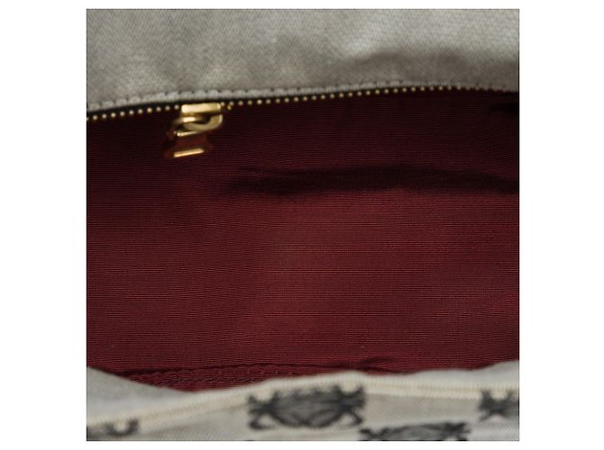 Borsa a tracolla LOEWE in tela Anagram grigia - vista 4