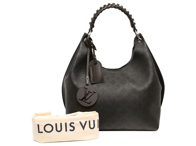 Louis Vuitton Black Monogram Mahina Carmel - vista 6