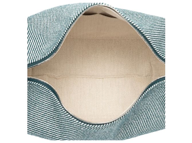 Custodia Hermès Blue Large Wool Bride A Brac Au Carre Case - vista 4