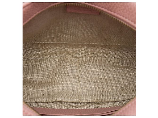 Borsa a tracolla Gucci Bree in tela GG beige - vista 4