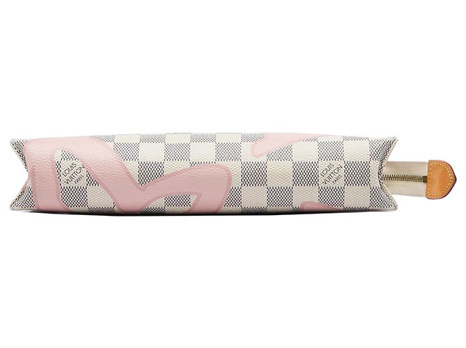 Necessaire Louis Vuitton White Damier Azur Tahitienne - vista 3