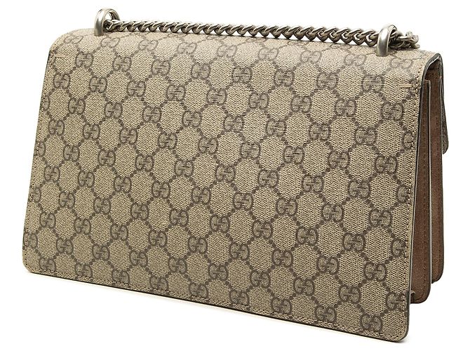 Borsa a tracolla Gucci Dionysus Medium GG Supreme Beige - vista 2