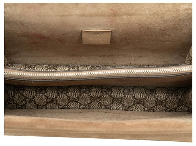 Borsa a tracolla Gucci Dionysus Medium GG Supreme Beige - vista 4