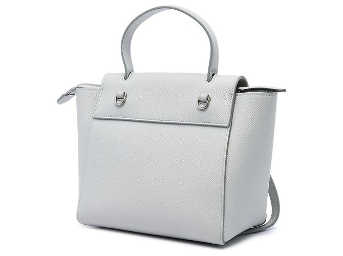 Belt Bag Céline Bolso cinturón Celine Nano de piel de becerro granulada gris - vista 2