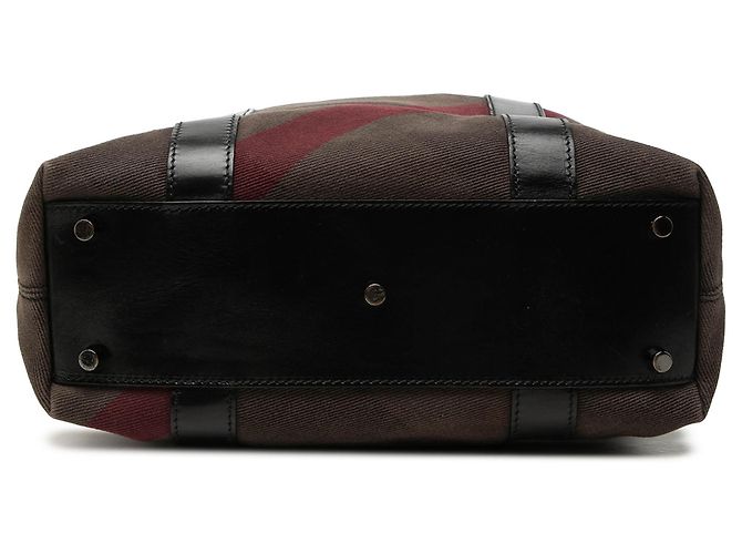 Burberry Brown Mega Check Canvas Tote - Ansicht 3