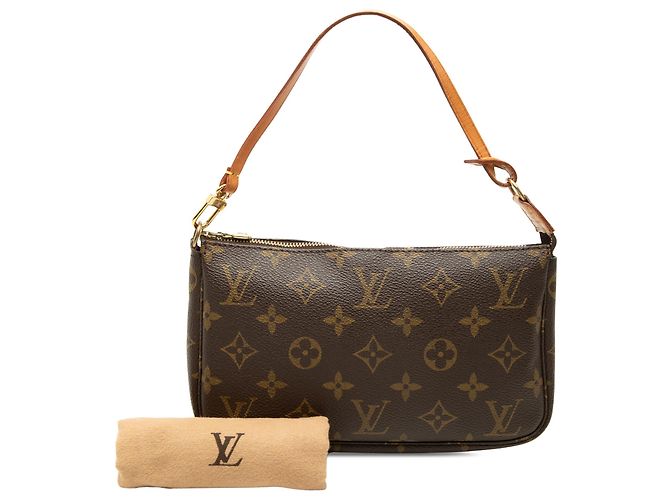 Louis Vuitton Brown Monogram Pochette Accessoires - vista 7