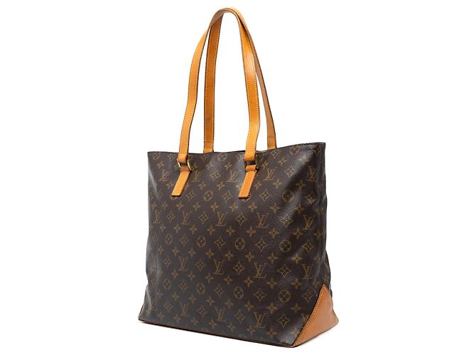Louis Vuitton Brown Monogram Cabas Mezzo - view 2