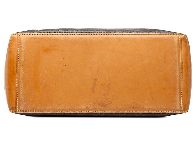Louis Vuitton Brown Monogram Cabas Mezzo - view 3