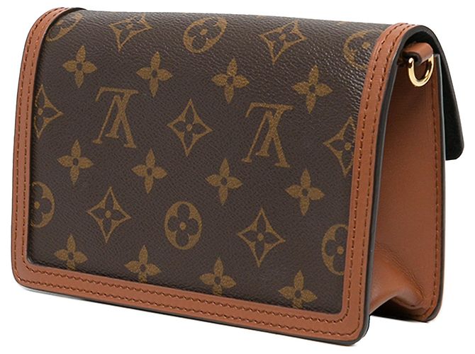 Louis Vuitton Brown Monogram Reverse Dauphine Wallet on Chain - Ansicht 2