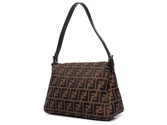 Fendi Brown Zucca Canvas Mamma Forever - vista 2