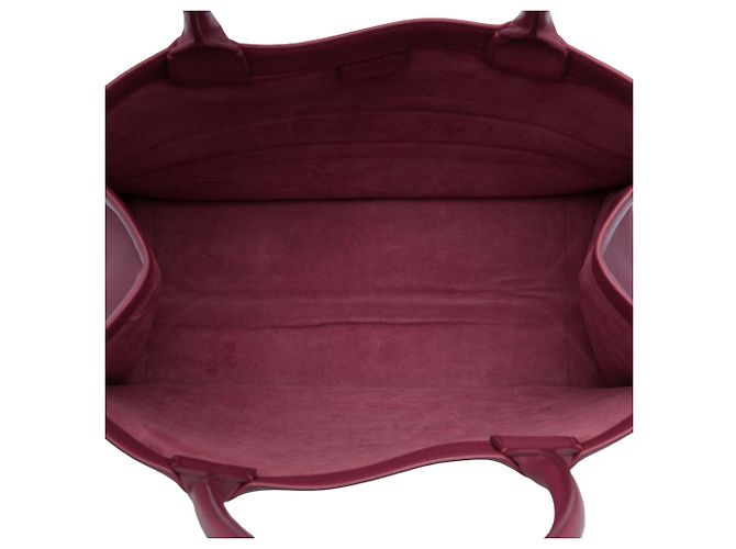 Dior Book Tote Medium em pele gofrada vermelha - vista 4