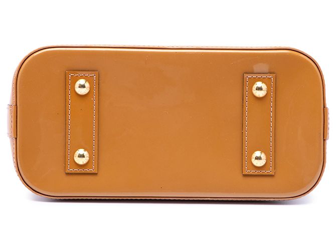 Louis Vuitton Brown Monogram Vernis Alma BB - vista 3