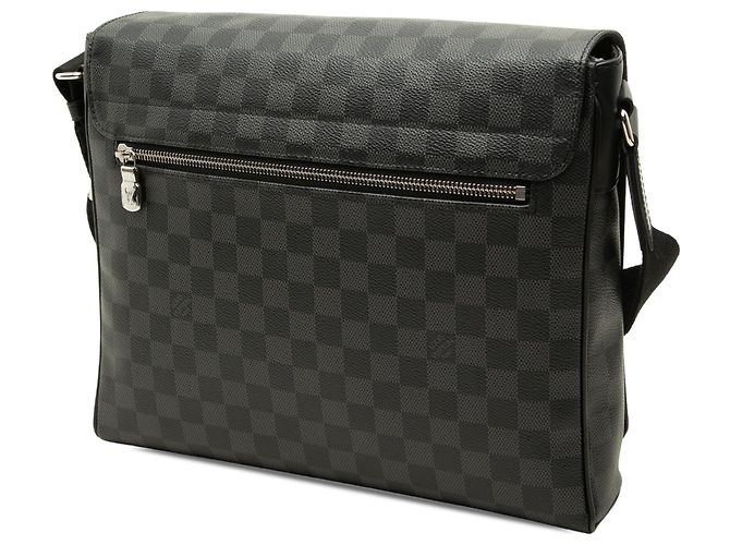 Louis Vuitton Black Damier Graphite District PM - Ansicht 2