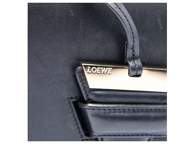 LOEWE Bandolera Barcelona Medium de piel negra - vista 5