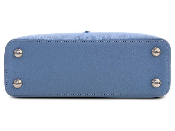 Louis Vuitton Blue Taurillon Studded Capucines BB - Ansicht 3