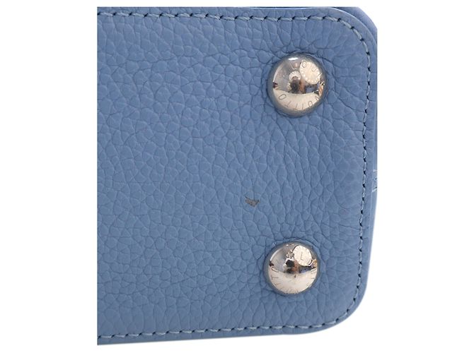 Louis Vuitton Blue Taurillon Studded Capucines BB - Ansicht 8