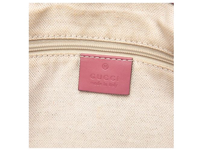 Borsa Gucci Beige GG Canvas Sukey Satchel - vista 5