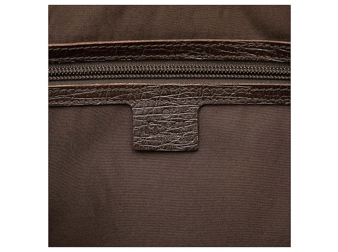 Borsa da viaggio Gucci Beige GG Supreme con doppia zip - vista 5