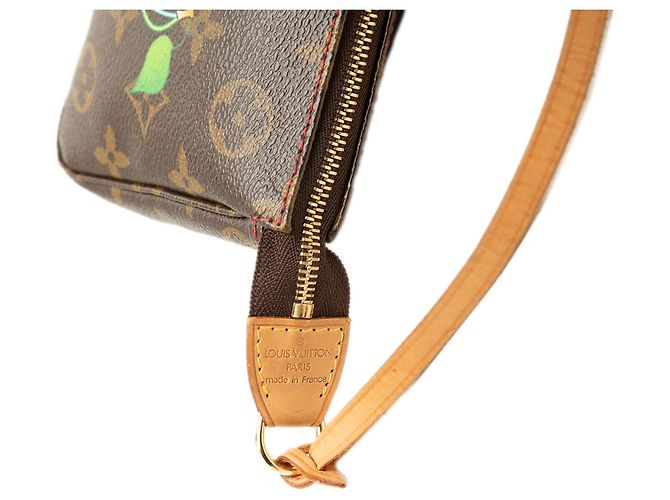 Louis Vuitton Brown Takashi Murakami Monogram Cherry Pochette Accessoires - vue 5